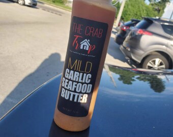 Seafood butter sauce 12oz, mild sauce, garlic, foodie gift, crabs, crab boil, gifts