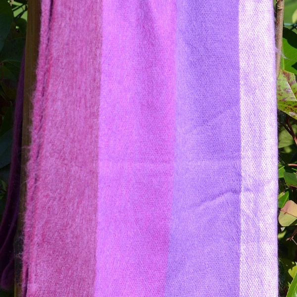 Etole en laine d'alpaga - Violet