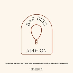 Second Bar Disc Add-On For The Initial Bar Tag Necklace