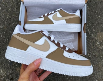 af1 brown leather