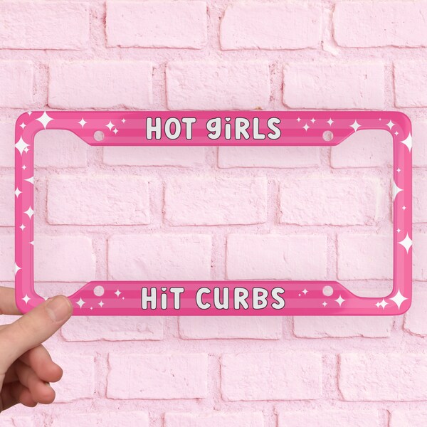 Nervous License Plate Frame Etsy