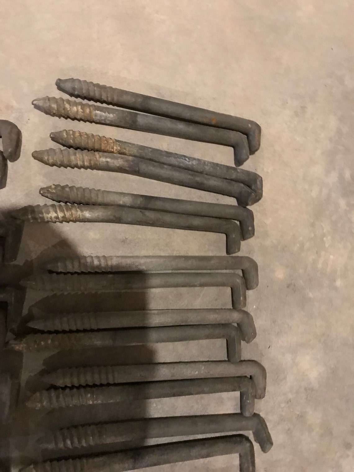 Vintage Telephone/utility Pole Metal Climbing Step Rungs Foot Etsy