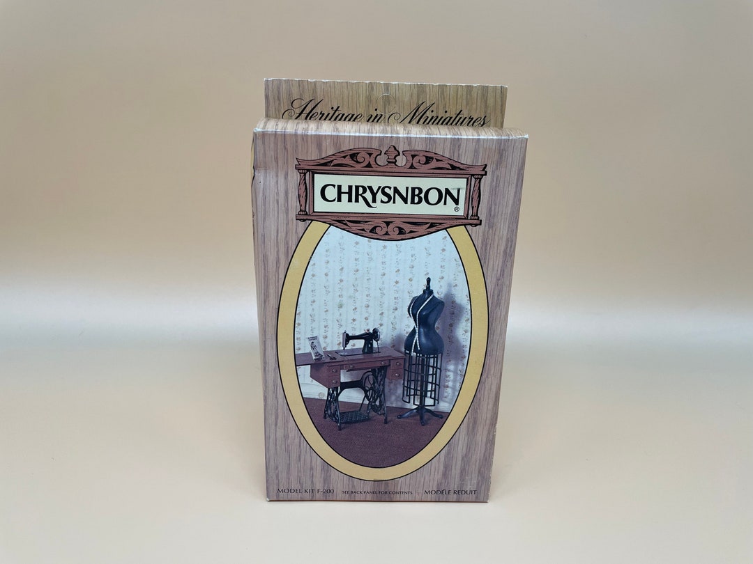 Chrysnbon Model Kit F-200 Treadle Sewing Machine, Dressmaker's