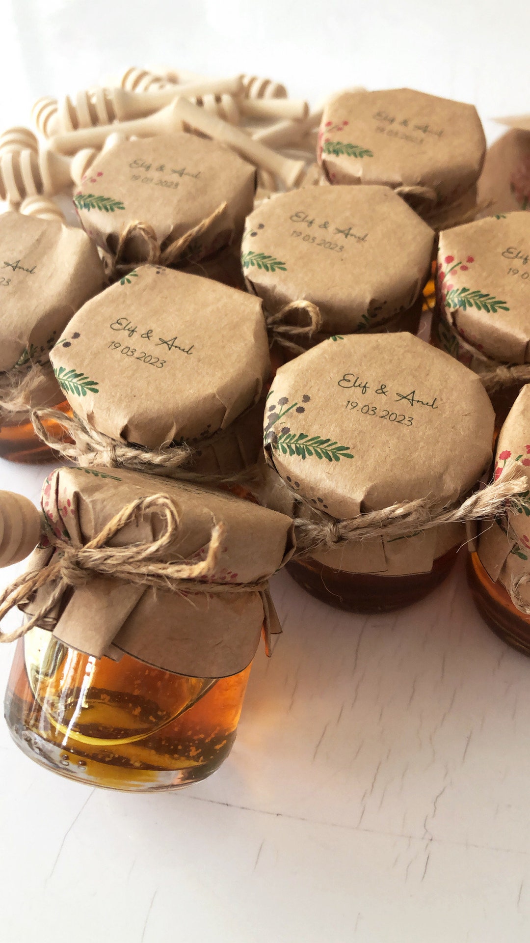 Personalized Honey Jar Wedding Favors Honey Jar Honey Jar Etsy