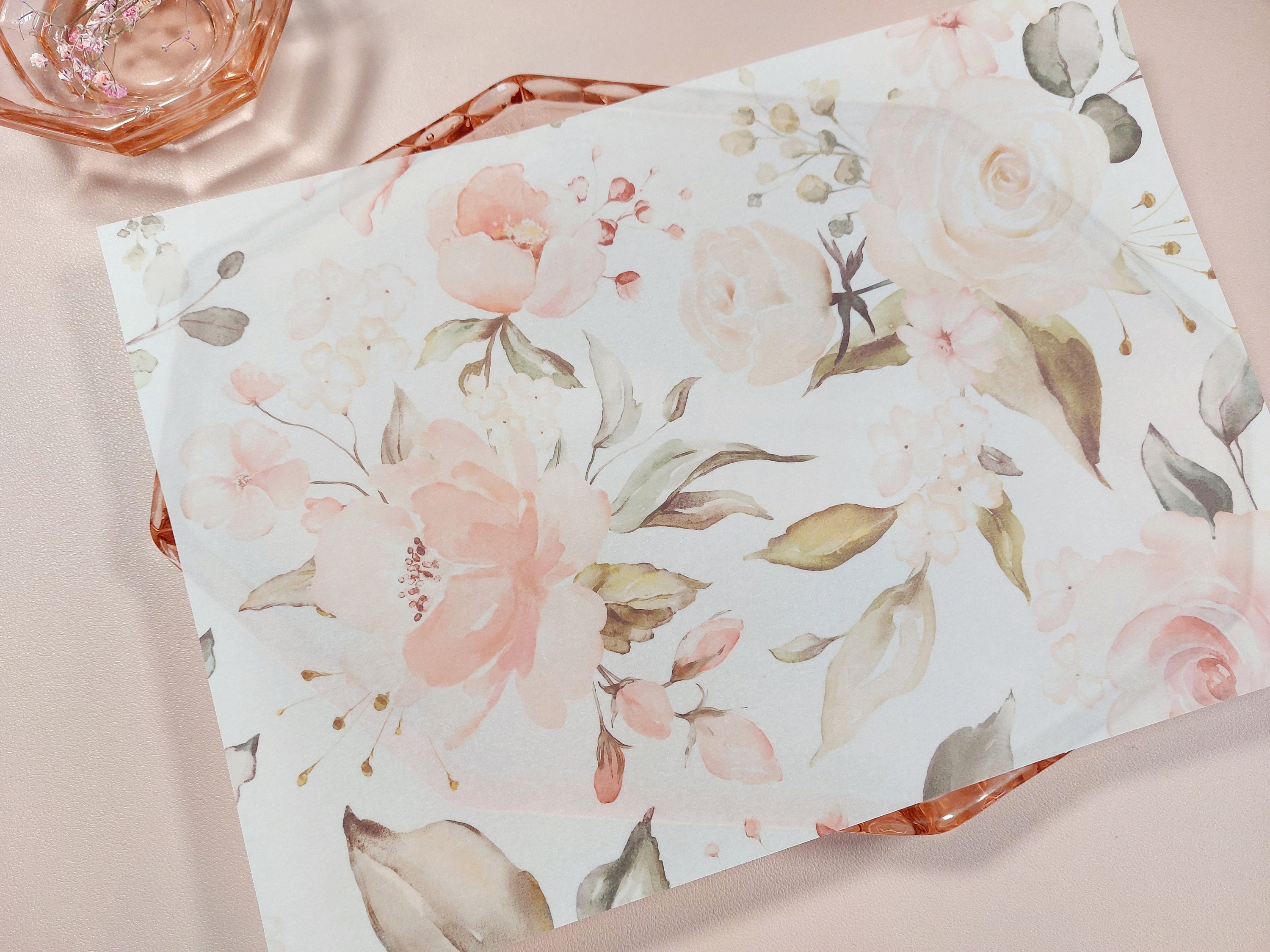 MIX AND MATCH A4 Luxury Vellum Patterned Paper, Translucent Paper - Etsy