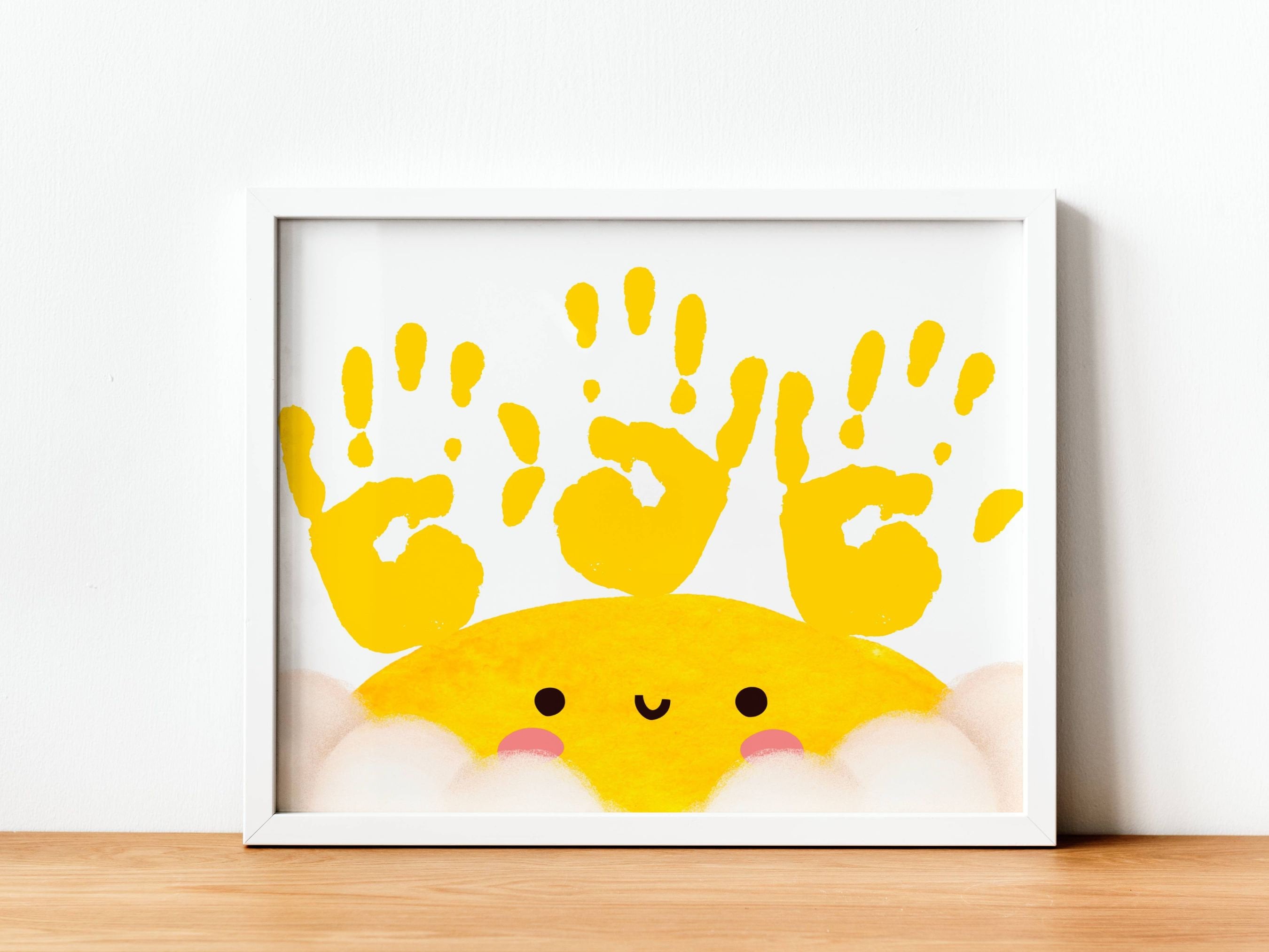 Summer Sun Handprint Craft, Baby Keepsake (printable) - Etsy