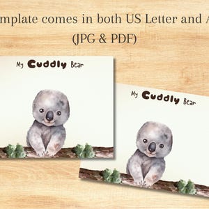 Koala Handprint Craft, Daycare Activity, Baby Keepsake, Cute Animal ...