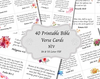 Scripture Cards Mini - Etsy