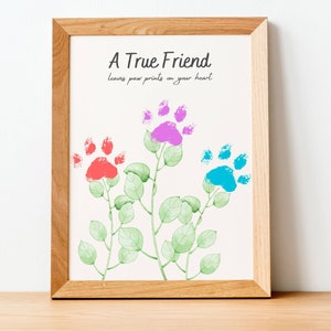 Artisanat personnalisé de patte d’animal de compagnie, art d’impression de patte, artisanat de patte de chien, artisanat de patte de chat, souvenir d’animal de compagnie, impression de patte personnalisée, artisanat de patte de fleur