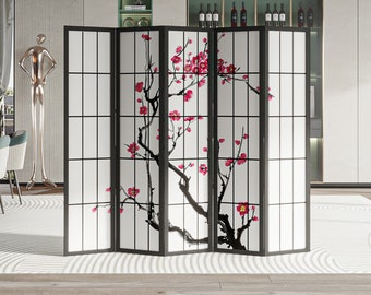 Room divider japanese, Decorative Divider, Dressing screen, Folding screen, Room dividers, Wood room divider, Home decor, Room divider