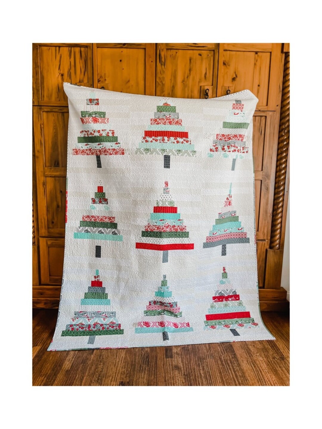 DIGITAL PATTERN: Scrappy Tree Christmas Quilt Pattern - Etsy