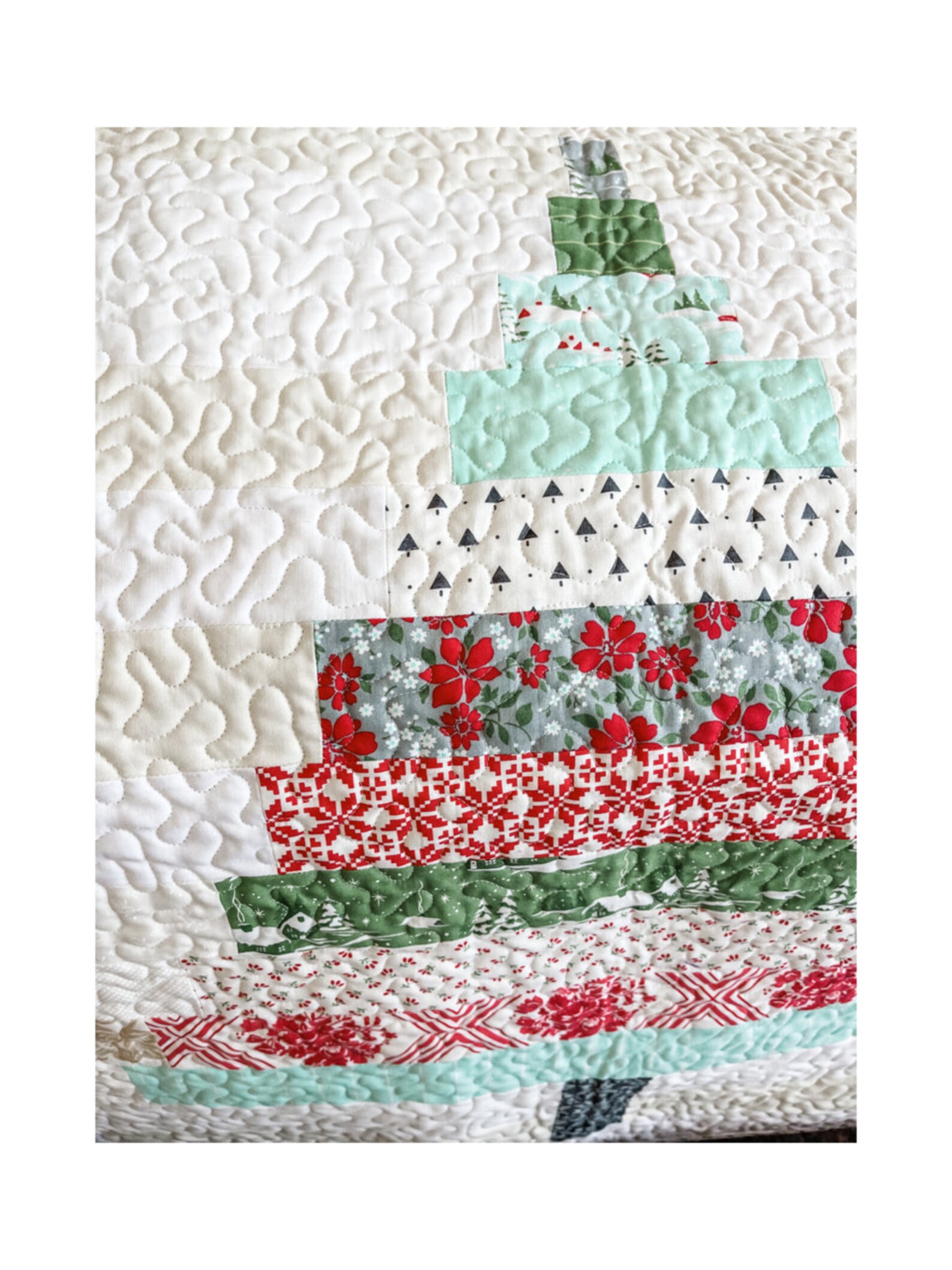DIGITAL PATTERN: Scrappy Tree Christmas Quilt Pattern - Etsy