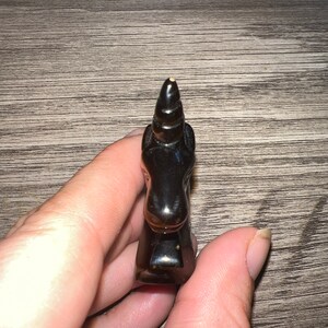 Tiger Eye Carved Unicorn image 5