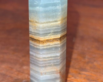 Lemurian Aquatine Calcite Tower