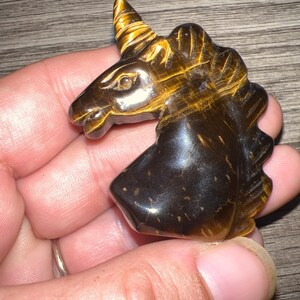 Tiger Eye Carved Unicorn image 4