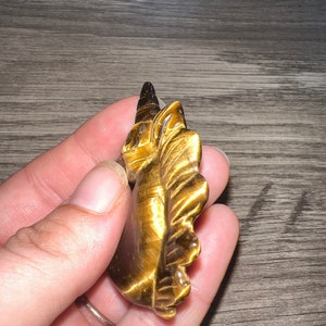 Tiger Eye Carved Unicorn image 6