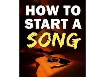 Songwriting Book Printable, How To Write A Song, Tips, Guide, Inspiration, Song Structure, Title Ideas, Chord Progressions, Beginners