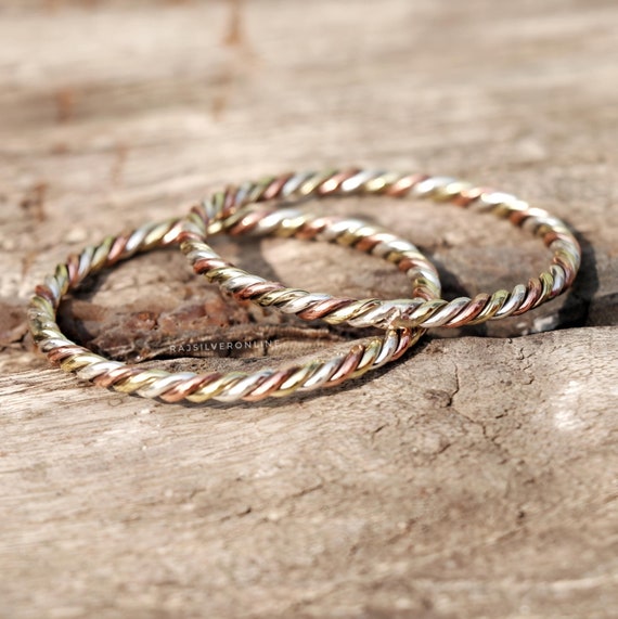 Silver Twisted Band Bangle Bracelet, 925 Sterling Silver Silver Twisted Band Bangle Bracelet, 925 Sterling Silver