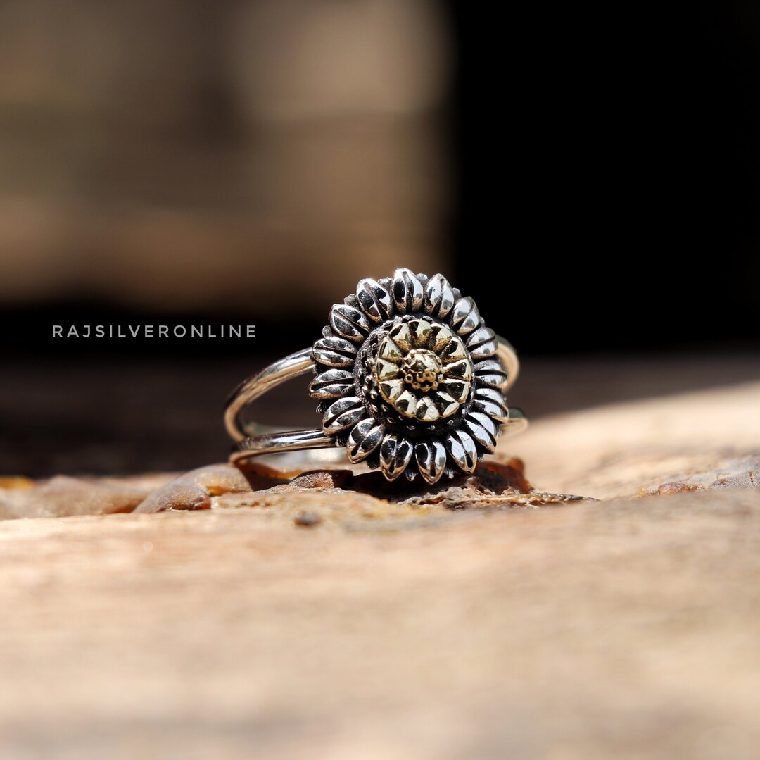 Anello Regolabile Con Margherita Per Donna - Gioiello 'You Are My Sunshine' In Rame - Simbolo Di Amore E Positività - Regalo Romantico - 5