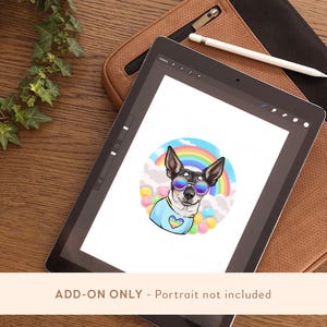 Module complémentaire détaillé – pour portrait caricatural (n'inclut pas le portrait)