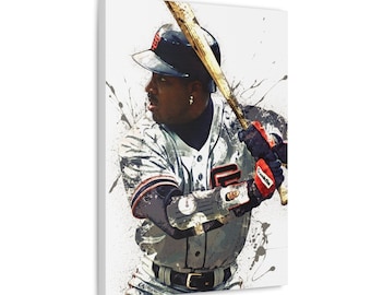 Barry Bonds San Francisco Giants Abstract Canvas Poster Wall Art Home Decor Framed Gift Idea Artwork Print For Him Her Fan