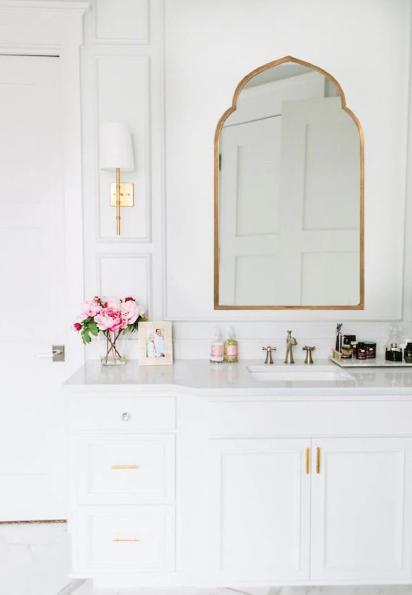 Gold Mirror Bathroom Mirror Wood Frame Mirror Etsy