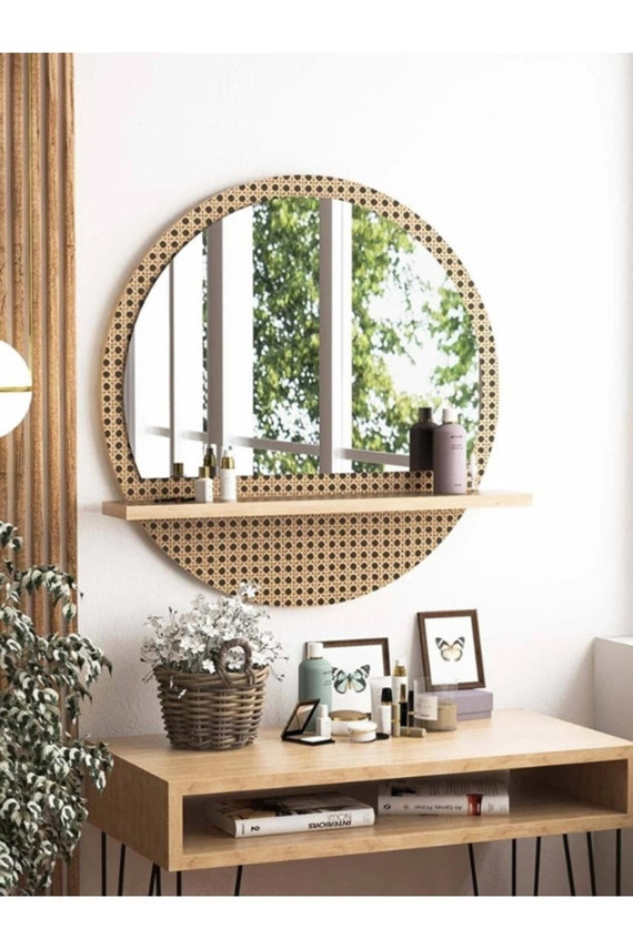 Wholesale Customized Cheap Mirrors Furniture Decorative Small Round Mirror  - China Wall Mirror, Bedroom Mirror