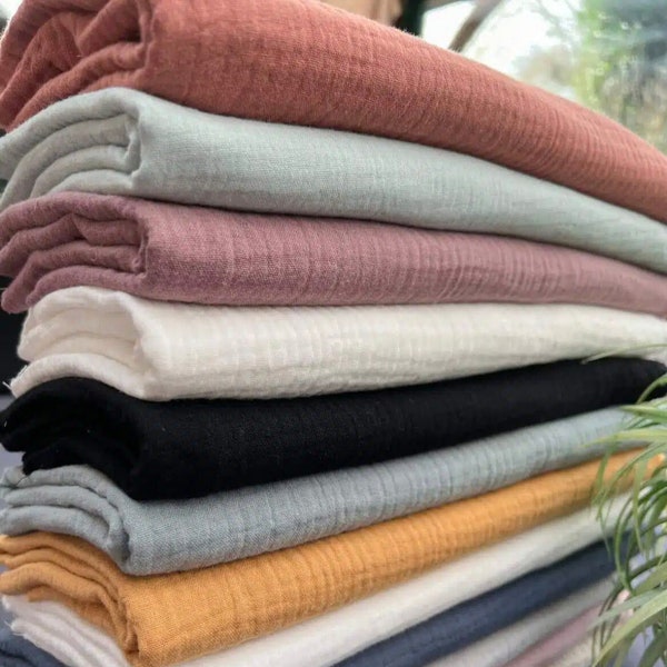 Triple Gauze Fabric Etsy