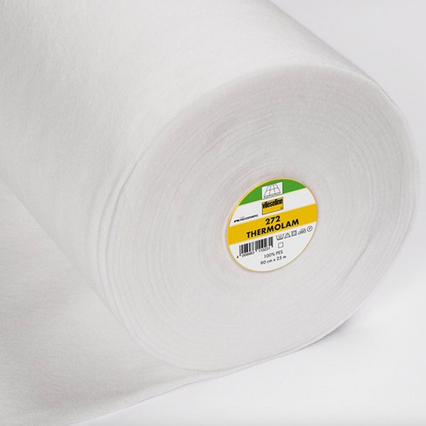 Vlieseline 272 Thermolam Molleton Volumineux Blanc pour Patchworks Housses Maniques Quilting