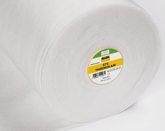 Vlieseline 272 Thermolam Molleton Volumineux Blanc pour Patchworks Housses Maniques Quilting