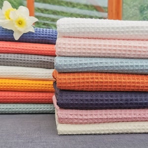 Tissu Éponge Nid d'Abeille Oeko-Tex14 Coloris Pour Torchon Sorties de Bain Essuie Tout Lingettes Qualité Ultra Absorbante image 1