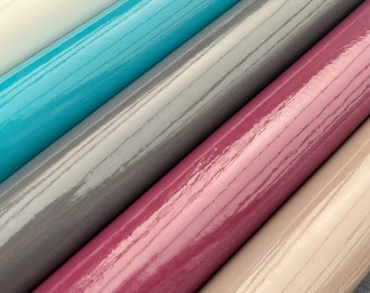 Plain Lacquered PVC Oilcloths Per Meter 6 Colors