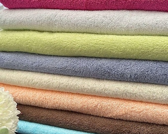 Toalla de rizo de bambú Oeko-Tex 90% bambú 9 colores para masajes Toallas Toallitas lavables Capas de baño