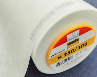 Vlieseline H250/305 weiße Einlage zum Aufbügeln für Gürtel und kreative Projekte