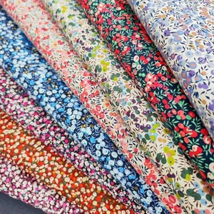 Tissus Cotons Fleuris et Imprimés Baies Sauvages Premium Multicolore