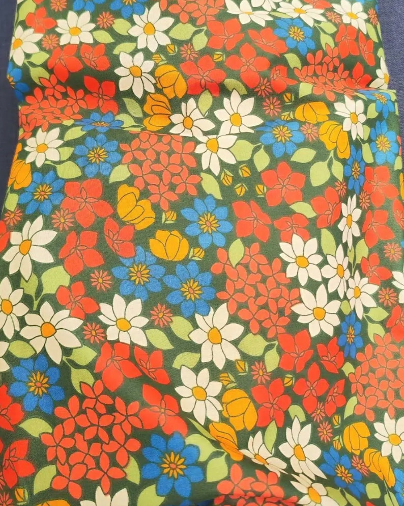 Tissus Cotons Enduit Fleuris et Unis Pour Sacs Linge de Maison Ameublement Charlottes Alimentaires Trousses image 4