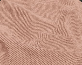 500-Pile Corduroy Fabric, Old Rose