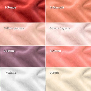 Smooth Polar Minky Fabrics 16 Colors Oeko-Tex Soft and Fluffy for Children's Comforters, Blankets and Teddy Bears image 2