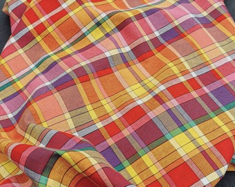 Madras West Indian Fabric Guadeloupe Martinique Multicolor