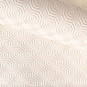 Ivory PVC Bulgomme Effect Tablecloth Underlay by the Meter - Non-slip Table Protector