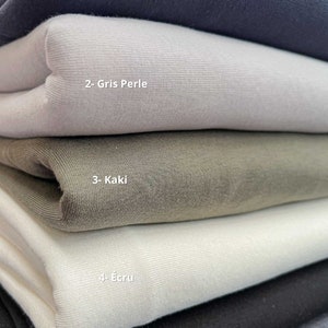 Jersey-Fleece-Sweatshirt-Stoffe in 5 Farben für warme Kleidung und zum Kokonieren von Schlafsäcken, Jogging-Haremshosen und Pyjamas Bild 2