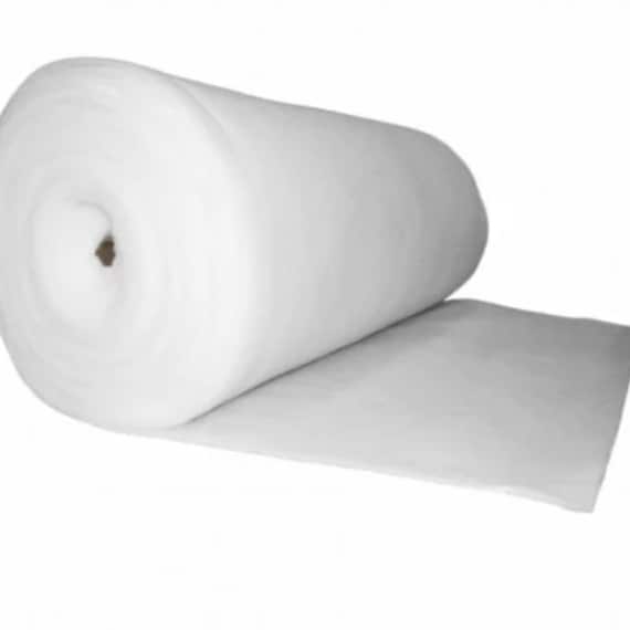 Ouate 100g/m2 Largeur 160cm Blanc Pour Rembourrage de Coussins Gigoteuses Sacs et autres Projets Couture
