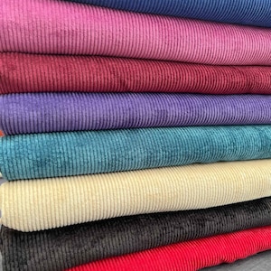 Coarse Rib Velvet Fabrics 500 Stripes 16 Colors Oeko-Tex Clothing and Furnishing Fabric image 5