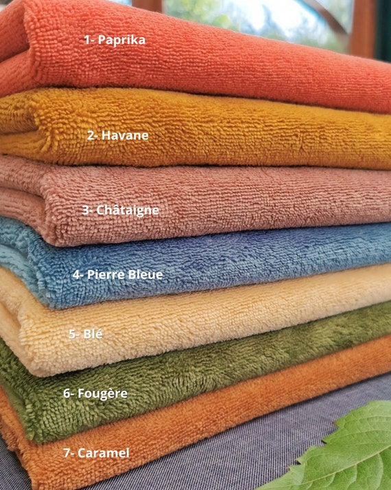 Oeko-tex Bamboo Micro Sponge Fabric 7 New Colors for Bath Capes