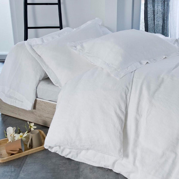 Bed linen in Hemp and White Organic Cotton