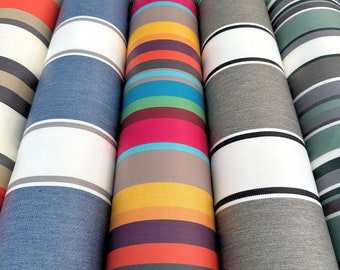 Zonnig gecoat canvasdoek voor buitengebruik, dubbele acrylcoating, UV-bestendig en waterdicht, breedte 160 cm