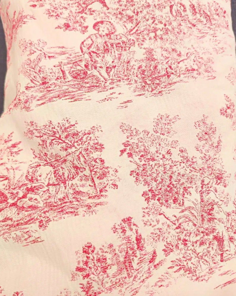 Toile de Jouy d'Ameublement Tissu pour Tapisserie Murale Jetées de Lit Housses de Coussin et Habillement image 2