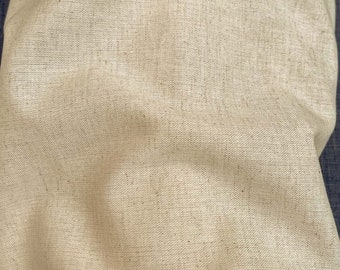 Cotton Linen Half Basketweave Fabric For Home Furnishings Linen Aspect Accessories