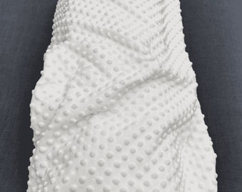 White Minky Fabric