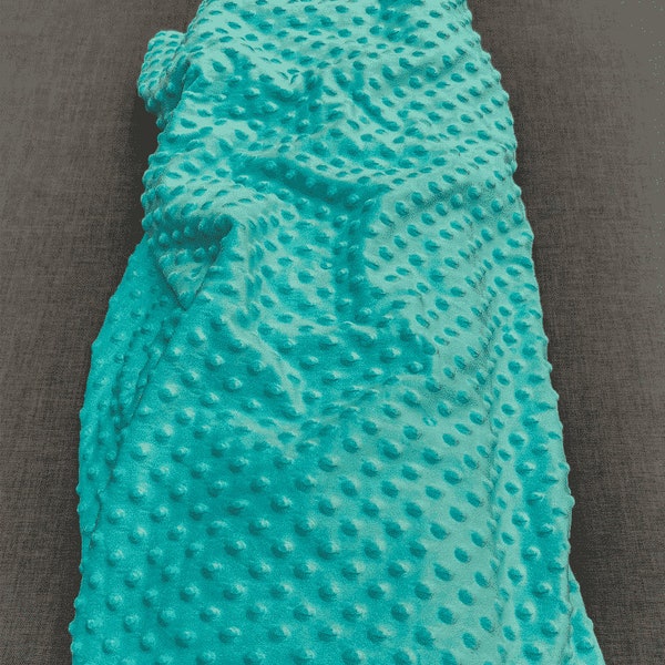 Tissu Minky Turquoise